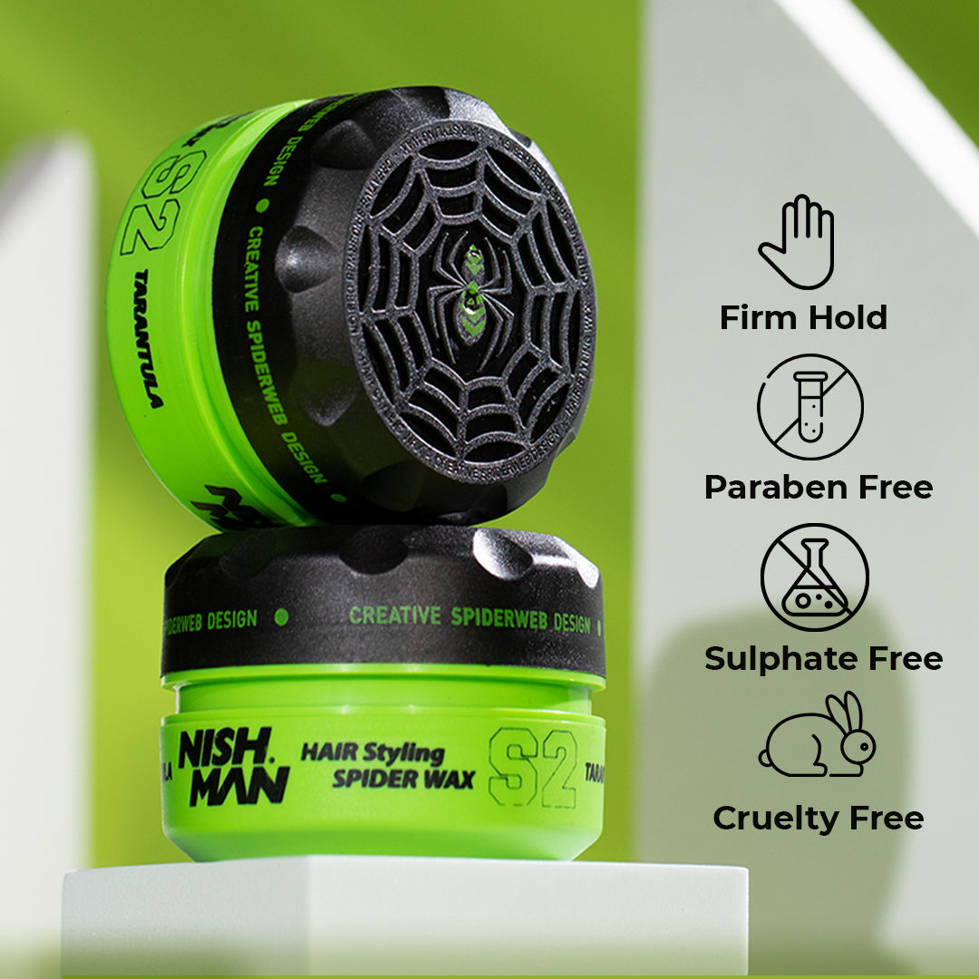 Nishman Hair Styling Spider Wax Tarantula Use code FREEGIFTB to get it for free on orders above 799